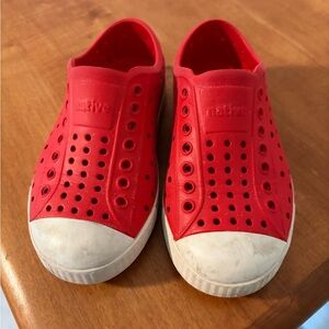Native Kids Red Water Shoes